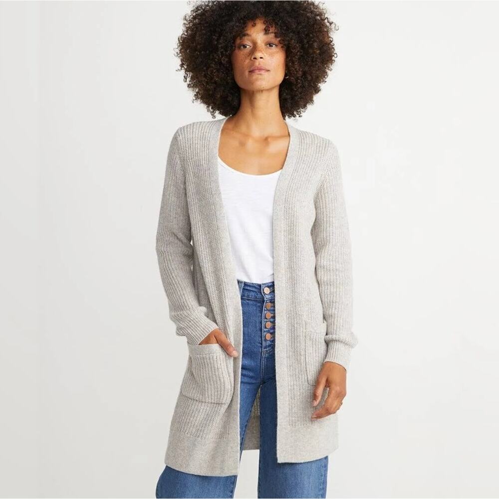 Marine Layer Women's Cabin Cardigan in Grey Size Small